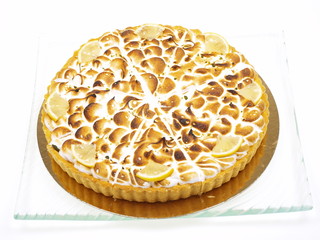zitronen meringue torte