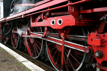 steam train wheels