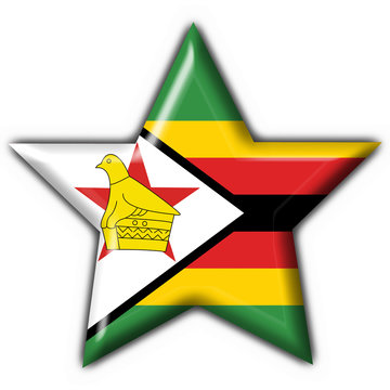 recommend clip art: Zimbabwe button flag star shape