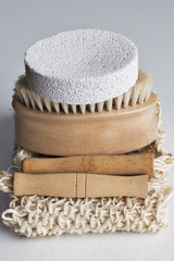 Bath products still-life 