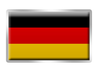 German flag enamelled metal badge