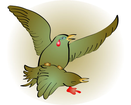 a0020 - La mort de l'oiseau (deuil, tristesse, chagrin)