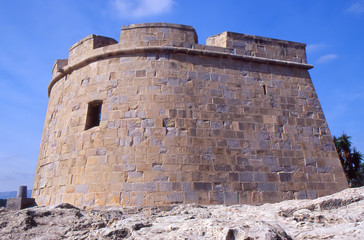 Fototapeta na wymiar Castillo de Moraira - Alicante (Comunidad Valenciana) Spain