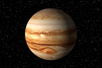 3d render of jupiter - obrazy, fototapety, plakaty