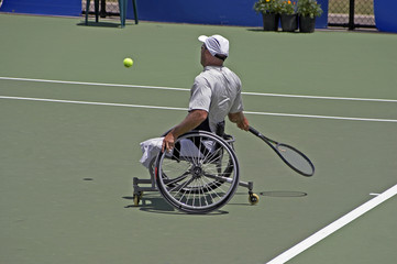 Disabled Tennis Player