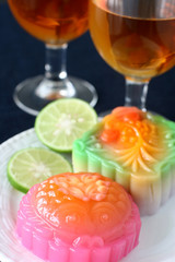 Jelly moon cakes