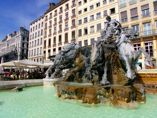 Statue equestre, Lyon, France