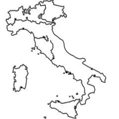 carte d'Italie