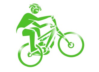 Fototapeta premium Mountain Bike Sport Icon