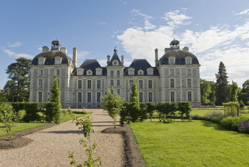Fototapeta na wymiar Garden of Chateau Cheverny
