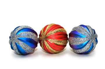 Christmas decoration isolated on the white background