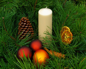 Adventsgesteck 09