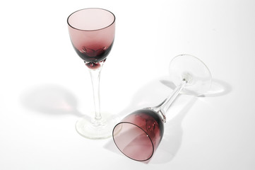 Exclusive red glass