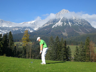 Golf in den Alpen, Bergen