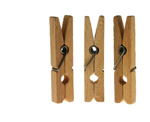 Linen clothespins