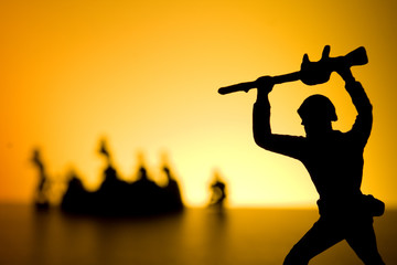 Soldier surrender