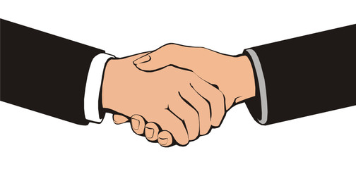 Business handshake 