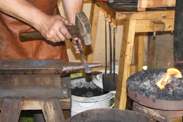 Blacksmith at work