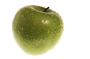 green sprinkled apple