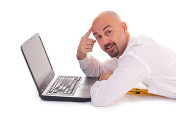 businessman with idea