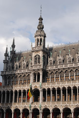 Fototapeta na wymiar Historical building on the grand place in brussels