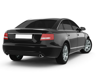 Fototapeta premium Black Business-Class Car
