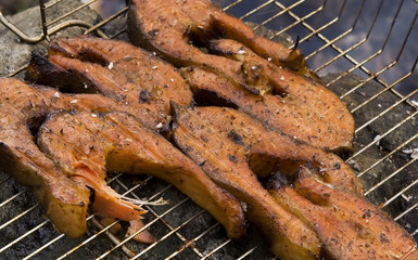 Roasted fish