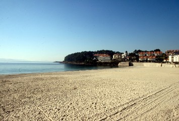 Fototapeta premium Playa de Sanxenxo, Galicia