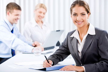 Obraz premium Happy woman