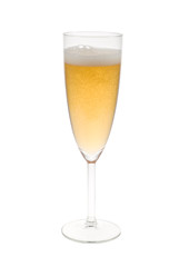 isolated champagne