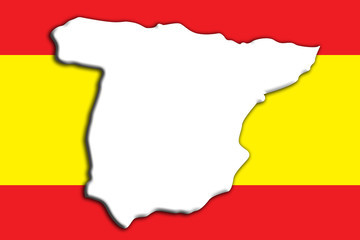 Obraz premium Fahne Flagge Spanien
