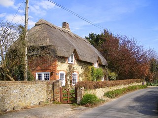 Fototapeta na wymiar Country Cottage -South England