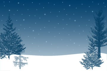 Paysage hiver