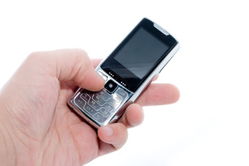 Mobile phone in hand