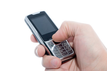 Mobile phone in hand