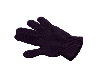 black gloves as isolated object