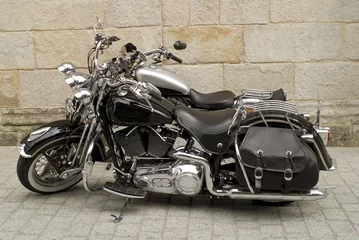 Photo sur Plexiglas Moto motos harley davidson