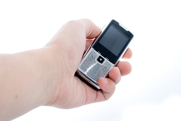 Mobile phone in hand
