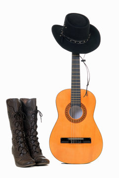Country & Western guitar hat