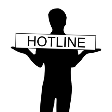 	hotline schattenfigur