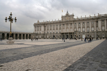 Fototapeta na wymiar Palacio Real (Royal Palace) Madrid