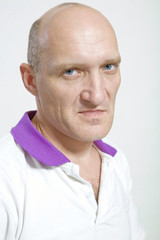 Fototapeta premium Portrait bald men