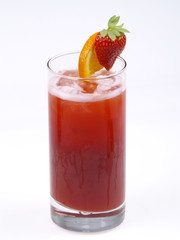 erdbeer limonen cocktail