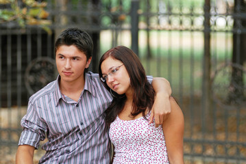 Obraz premium Hugging