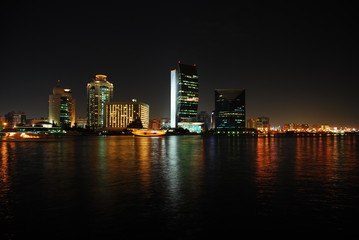 Fototapeta premium Dubai creek At Night