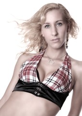 Fototapeta premium Blonde Frau