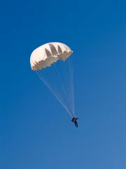 Abwaschbare Fototapete Luftsport parachute jump