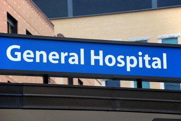 General Hospital sign