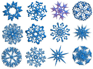 snowflakes illustrations