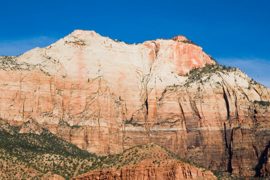 Large Rock Formation in Zion National Park